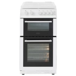 Belling FS50GDOL 50cm Double Oven Gas Cooker in White